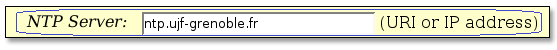 Configuration du NTP